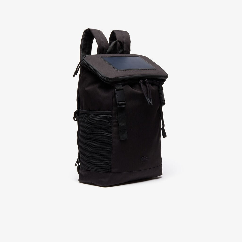 Mens/Womens Infini-T Solar Charger Backpack | Lacoste Black • 000