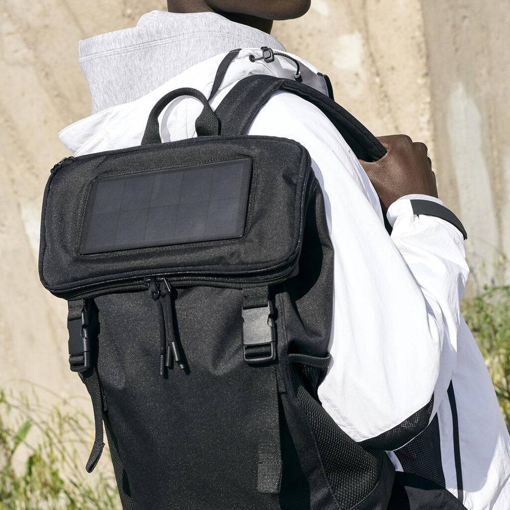 Mens/Womens Infini-T Solar Charger Backpack | Lacoste Black • 000
