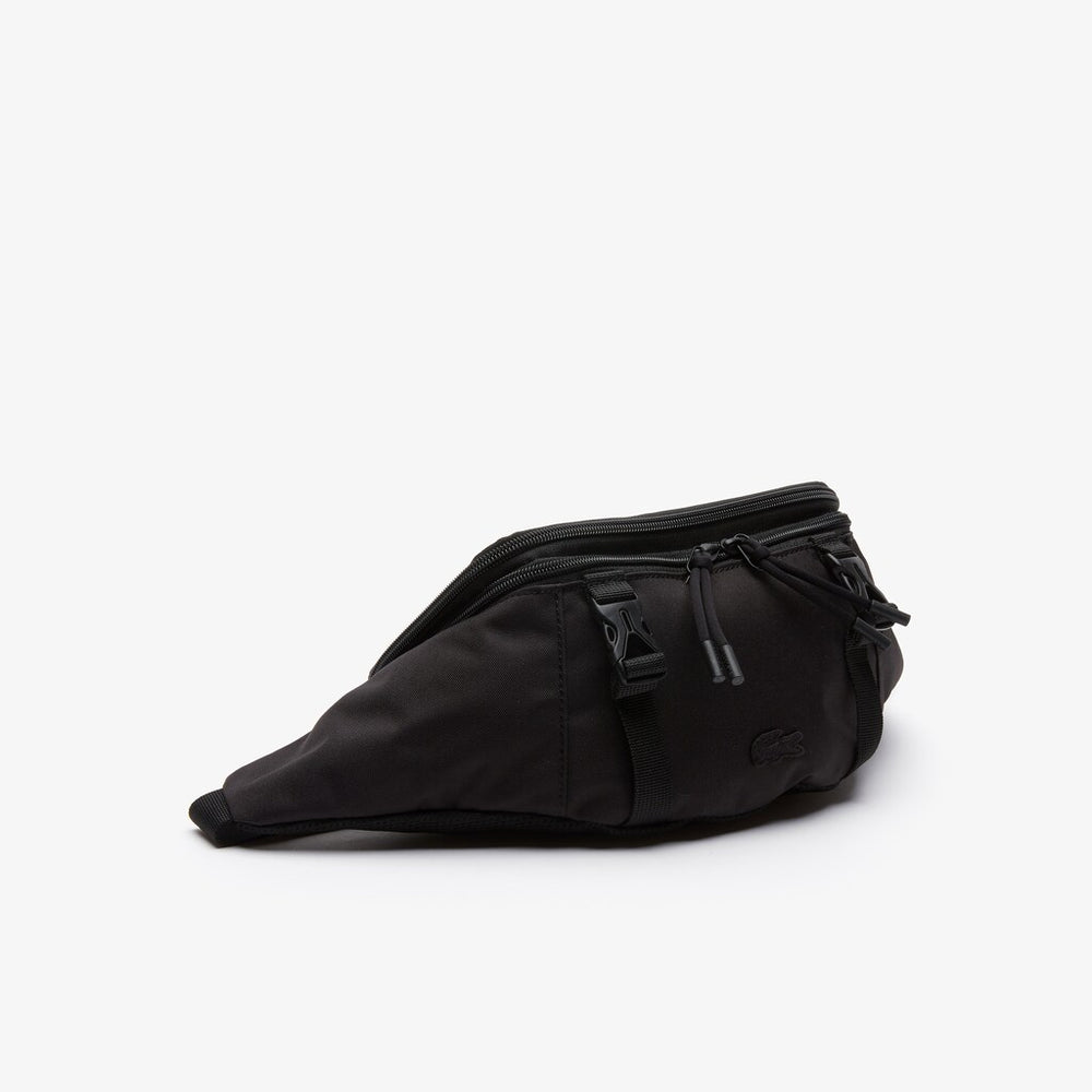 Mens   Infini-T Solar Charger Fanny Pack | Lacoste Black • 000