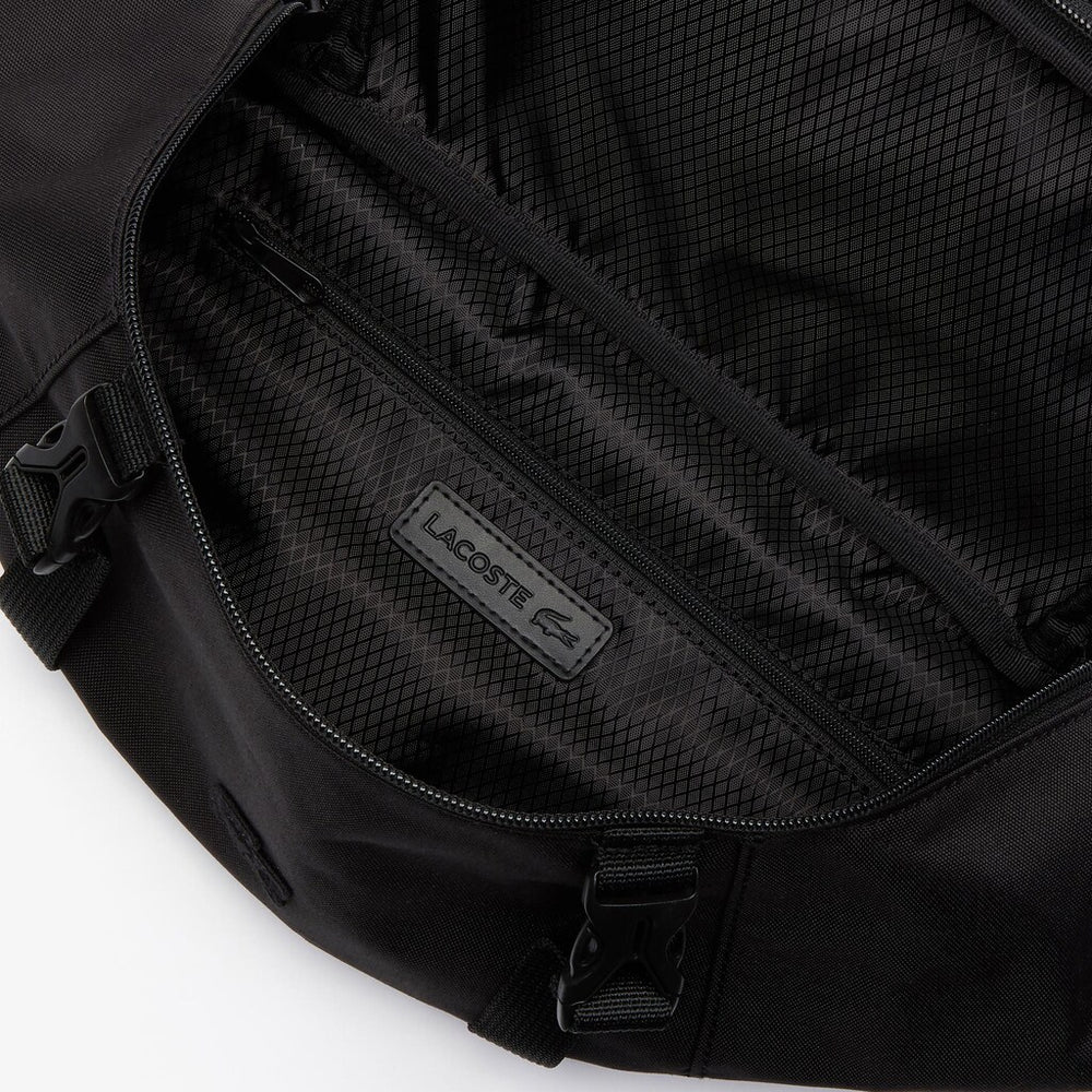 Mens   Infini-T Solar Charger Fanny Pack | Lacoste Black • 000