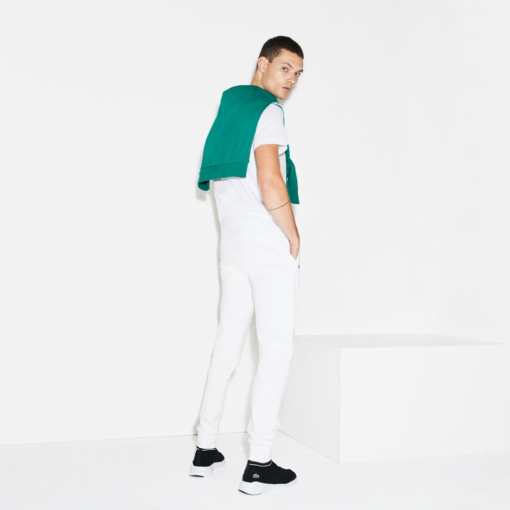 Mens   SPORT Fleece Jogging Pants | Lacoste White • 001