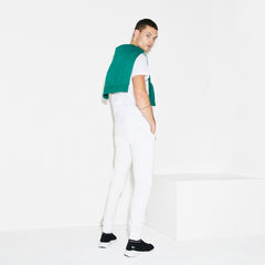Mens   SPORT Fleece Jogging Pants | Lacoste White • 001