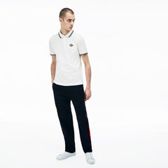 Mens   LIVE Loose Fit Chinos | Lacoste Blue / Red • 8Wd
