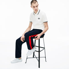 Mens   LIVE Loose Fit Chinos | Lacoste Blue / Red • 8Wd