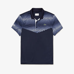 Mens   SPORT Technical Piqué Tennis Polo | Lacoste Navy Blue / Navy Blue / White / White • 6Ky