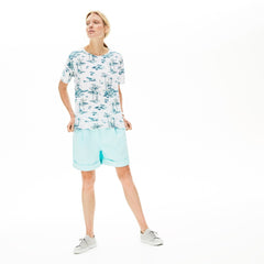 Womens Wo  Crew Neck Jersey T-shirt | Lacoste White • 001