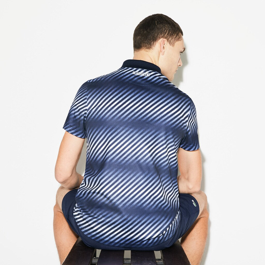 Mens   SPORT Tech Piqué Tennis Polo | Lacoste Navy Blue / Navy Blue / White / White • 6Ky