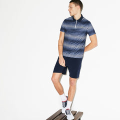 Mens   SPORT Tech Piqué Tennis Polo | Lacoste Navy Blue / Navy Blue / White / White • 6Ky