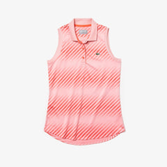 Womens Wo  SPORT Breathable Piqué Tennis Polo | Lacoste Pink / Red / Red • 6Wv