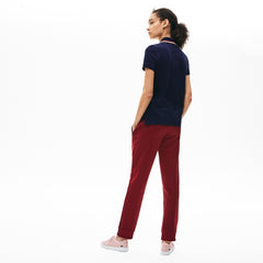 Womens Wo  Slim Fit Cotton Petit Piqué Polo | Lacoste Navy Blue • 166