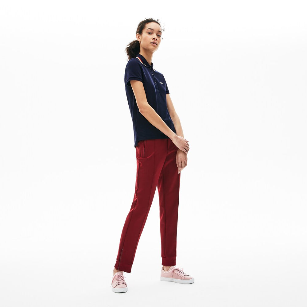 Womens Wo  Slim Fit Cotton Petit Piqué Polo | Lacoste Navy Blue • 166