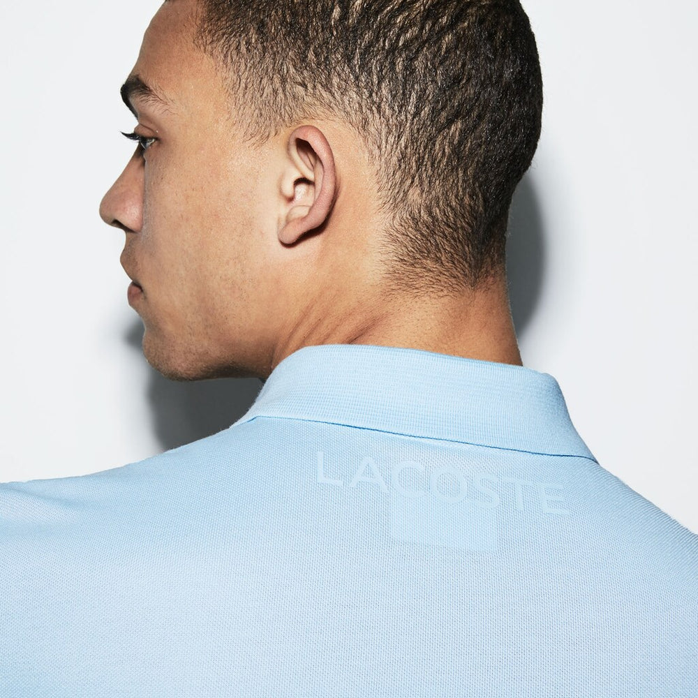 Mens   SPORT Petit Piqué Golf Polo | Lacoste Light Blue / Blue / Light Grey • 6J1