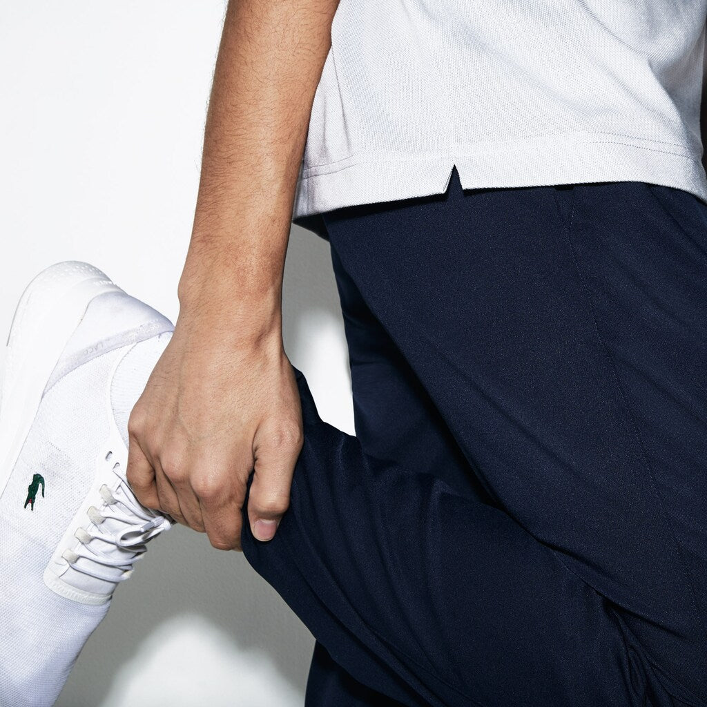 Mens   SPORT Petit Piqué Golf Polo | Lacoste Light Blue / Blue / Light Grey • 6J1