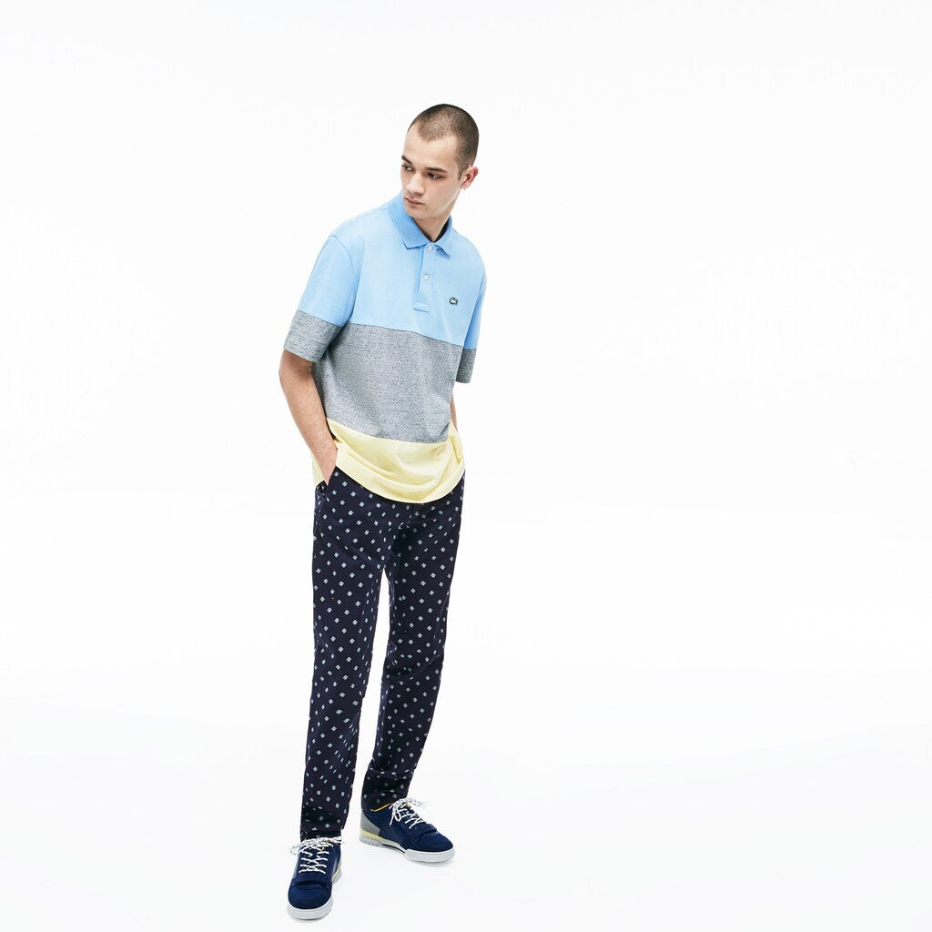 Mens   LIVE Skinny Fit Chinos | Lacoste Navy Blue / White • Qrn