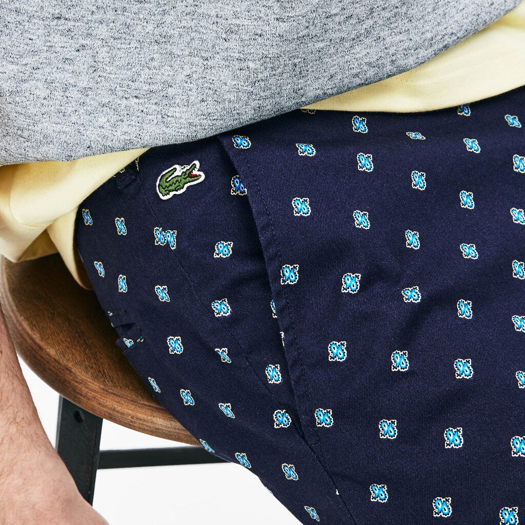 Mens   LIVE Skinny Fit Chinos | Lacoste Navy Blue / White • Qrn
