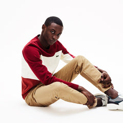 Mens   Slim Fit Stretch Cotton Pants | Lacoste Beige • 02S