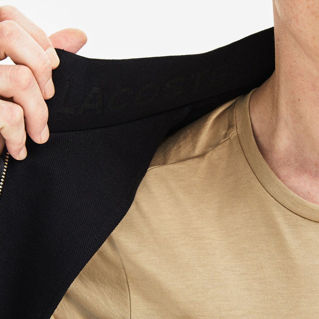 Mens   Zip Fleece Sweatshirt | Lacoste Black • 031