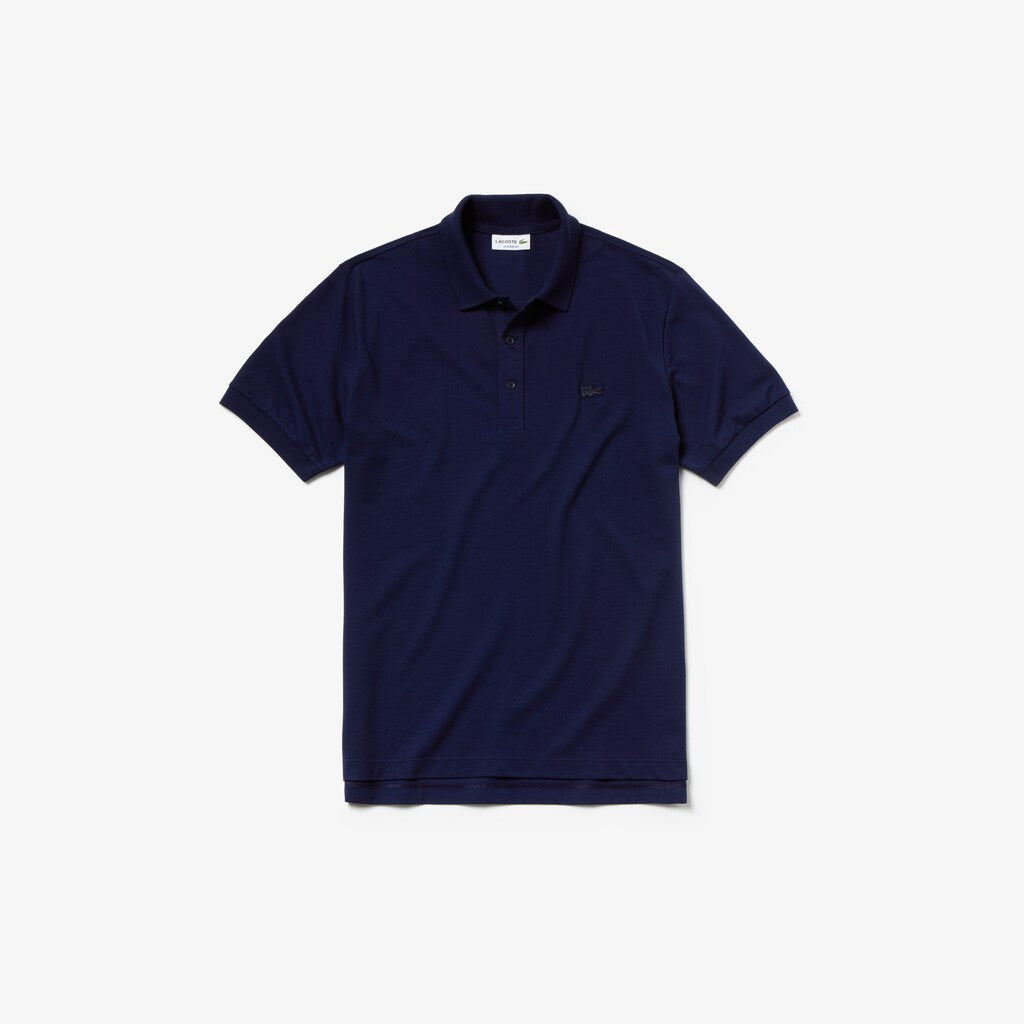 Mens   Riviera L.12.12 Ultra Light Cotton Polo | Lacoste Navy Blue • 166