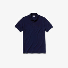 Mens   Riviera L.12.12 Ultra Light Cotton Polo | Lacoste Navy Blue • 166