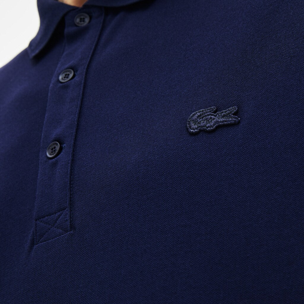 Mens   Riviera L.12.12 Ultra Light Cotton Polo | Lacoste Navy Blue • 166