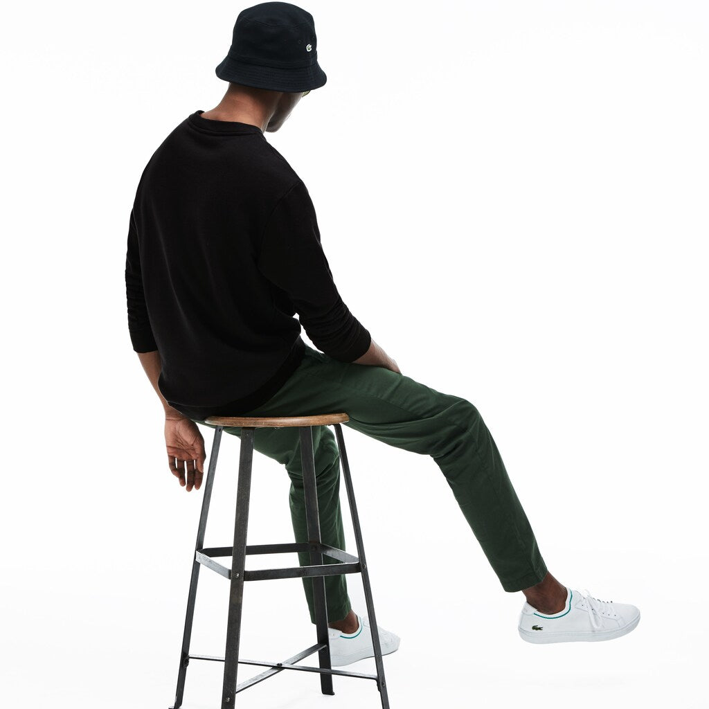Mens   Graphic Croc Sweatshirt | Lacoste Black • 031