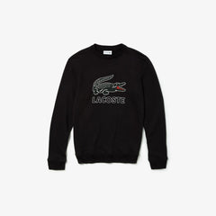 Mens   Graphic Croc Sweatshirt | Lacoste Black • 031