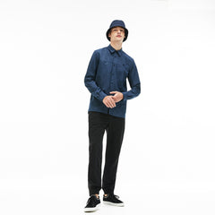 Mens   Lacoste Motion Regular Fit Shirt | Lacoste Blue Chine • 5La