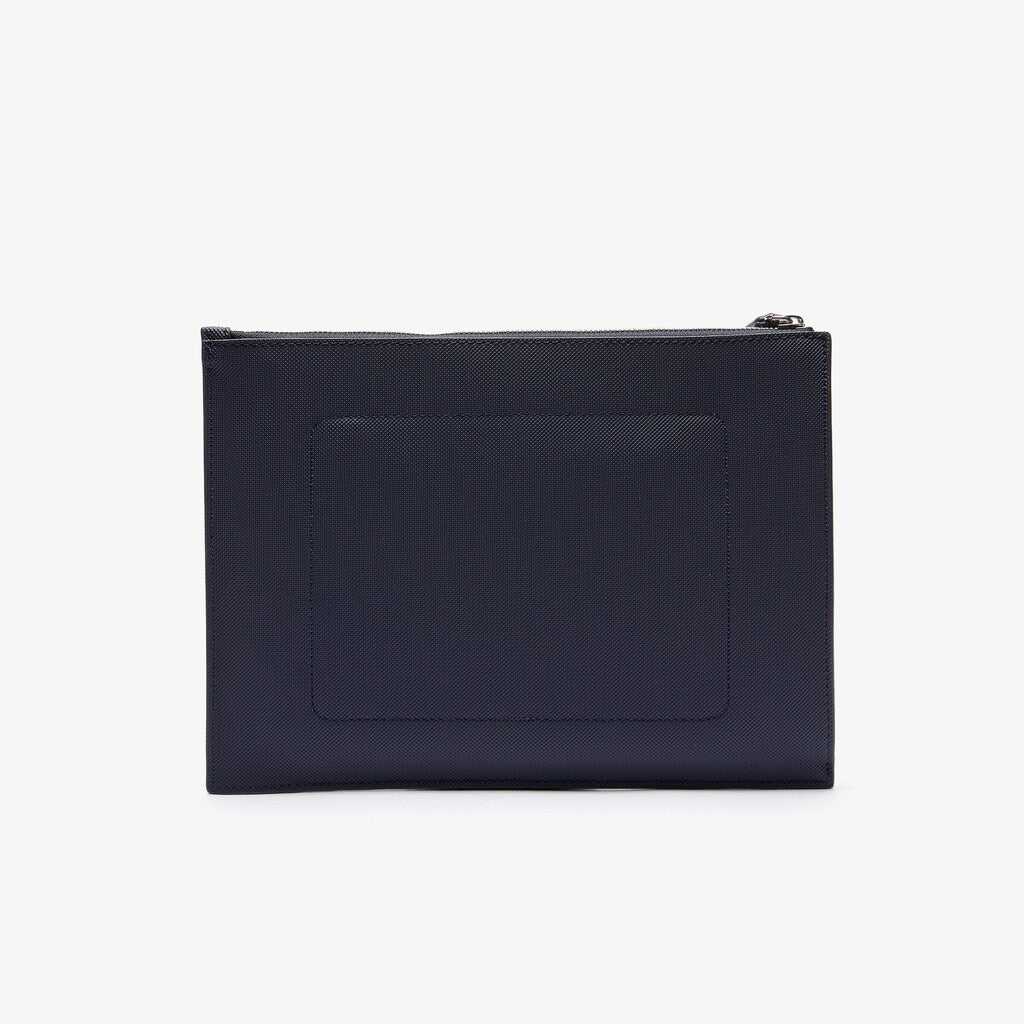 Womens Wo  Wristlet Clutch Bag | Lacoste Dark Sapphire Marshmallow • C93
