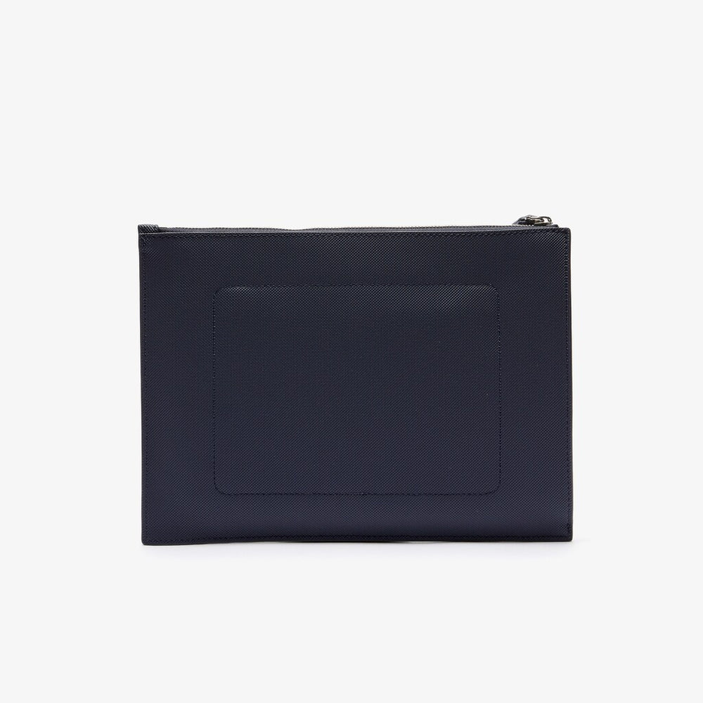 Womens Wo  Wristlet Clutch Bag | Lacoste Dark Sapphire Marshmallow • C93