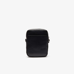 Mens   L.12.12 Leather Camera Bag | Lacoste Black • 000