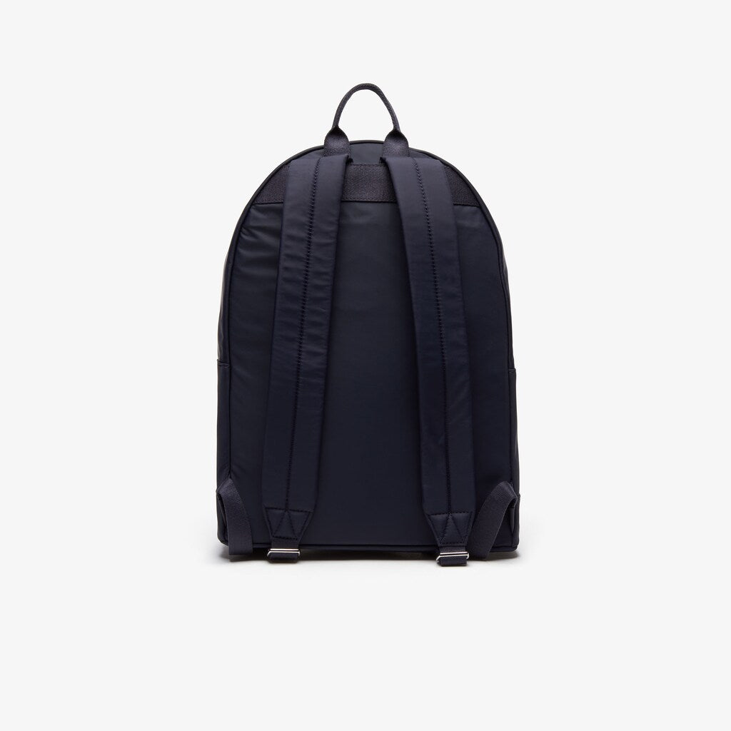 Mens   L.12.12 Croco Magic Leather and Canvas Backpack | Lacoste Peacoat • 021