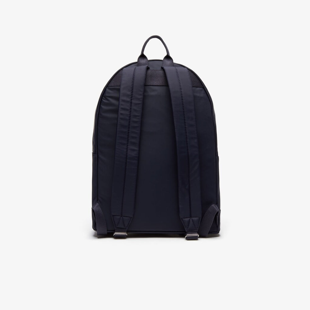 Mens   L.12.12 Croco Magic Leather and Canvas Backpack | Lacoste Peacoat • 021