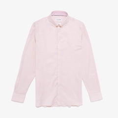 Mens   Slim Fit Stretch Cotton Shirt | Lacoste Light Pink • Ady