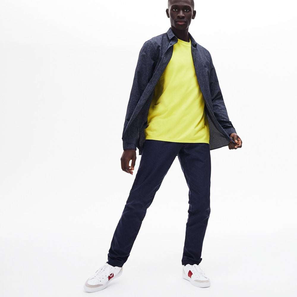 Mens   Motion Thermoregulating Stretch Shirt | Lacoste Blue • 4Gx