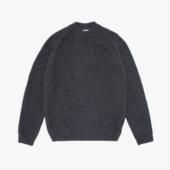 Mens   Crewneck Wool And Alpaca Sweater | Lacoste Grey Chine • 2Wa