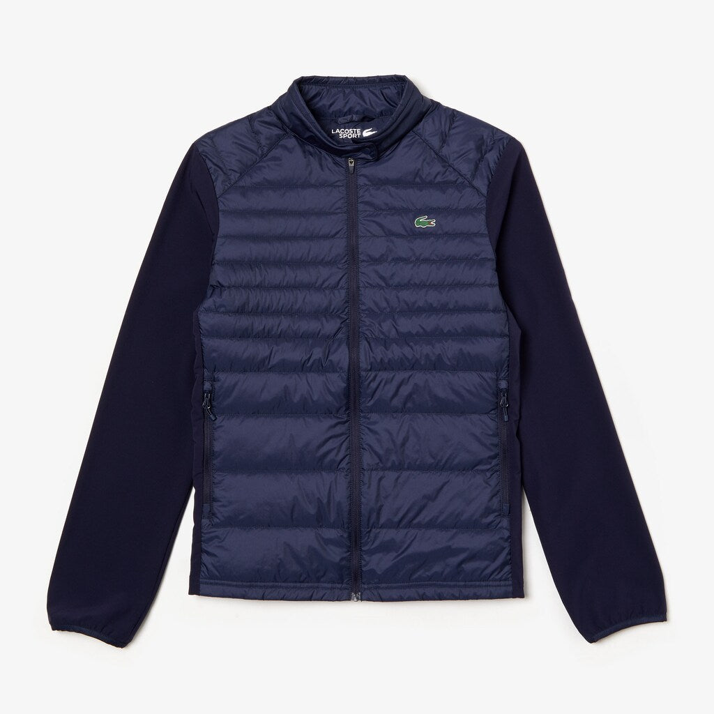 Womens Wo  SPORT Water-Resistant Down-Filled Puffer Jacket | Lacoste Navy Blue • 423