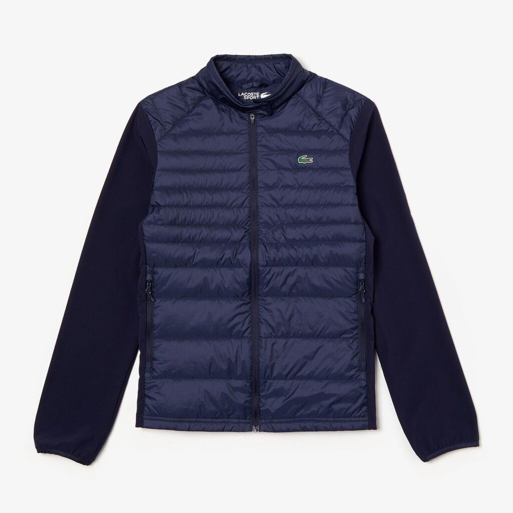 Womens Wo  SPORT Water-Resistant Down-Filled Puffer Jacket | Lacoste Navy Blue • 423