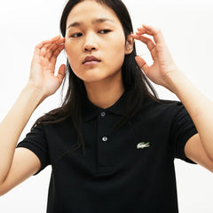 Mens Unisex LIVE Slim Fit Stretch Cotton Piqué Polo Shirt | Lacoste Black • 031