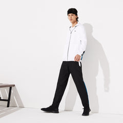 Mens   SPORT Logo Two-Tone Jacket | Lacoste White / Blue / Black / White • 1Hx