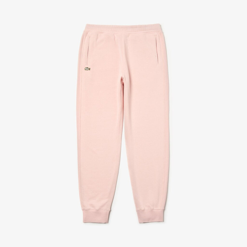 Mens Unisex LIVE Cotton Fleece Sweatpants | Lacoste Light Pink • Yzn