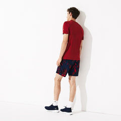 Mens   SPORT Novak Djokovic Tech Jersey Polo | Lacoste Red / Bordeaux • 1Y3