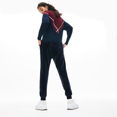 Womens Wo  Tapered Velour Terry Sweatpants | Lacoste Navy Blue • 166