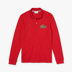 Mens   Regular Fit Croco Magic Long Sleeve Polo | Lacoste Red • 240