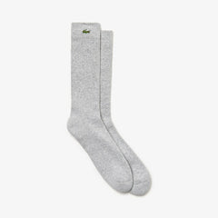 Mens   SPORT Stretch Cotton Blend Tennis Socks | Lacoste Grey Chine • Cca