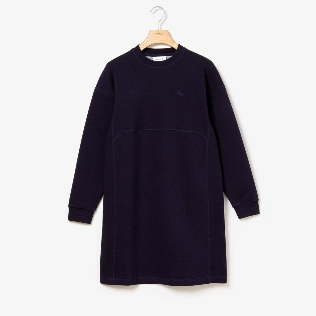 Womens Wo  Motion Sweatshirt Dress | Lacoste Navy Blue • 166