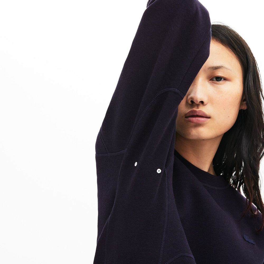Womens Wo  Motion Sweatshirt Dress | Lacoste Navy Blue • 166