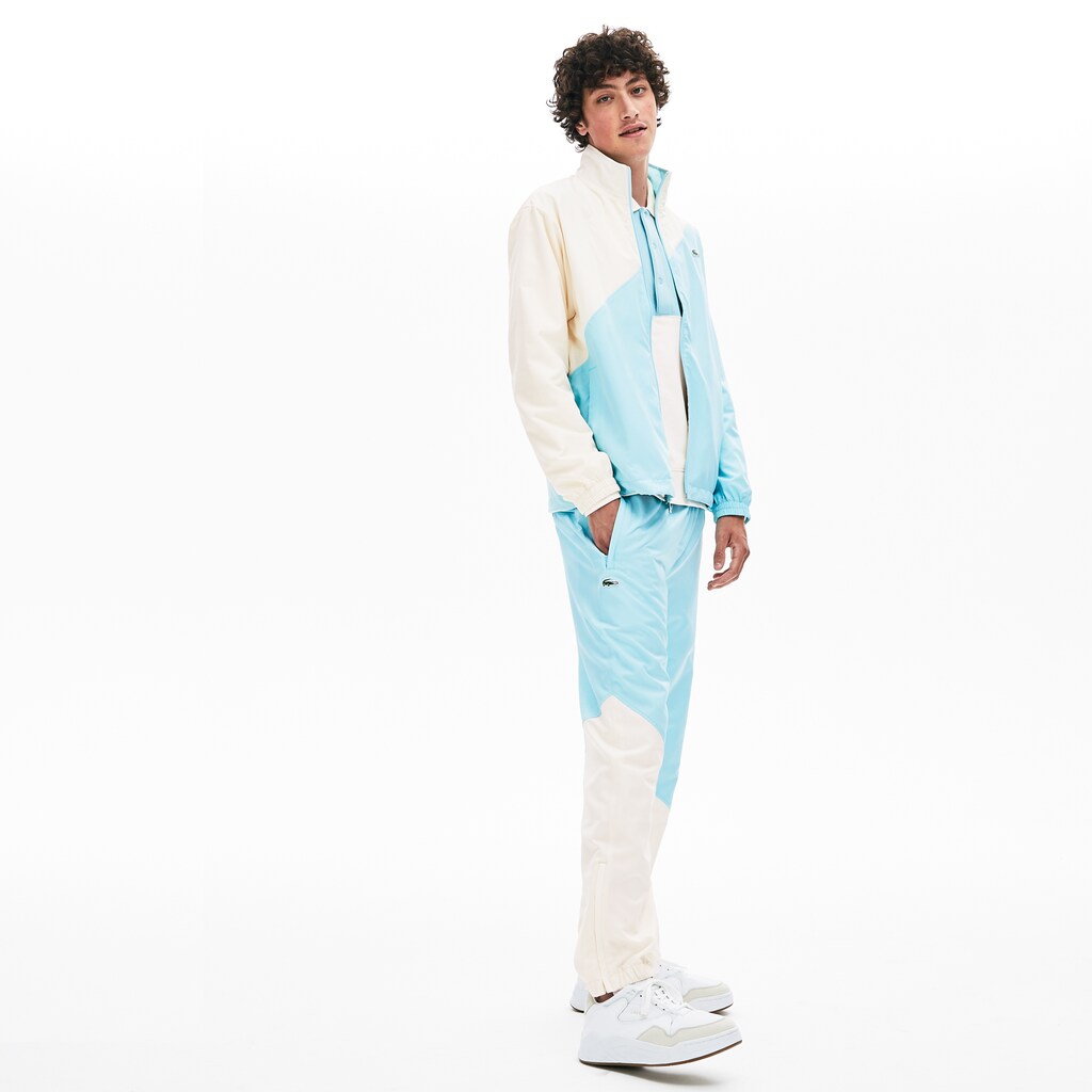 Mens/Womens Lacoste x GOLF le FLEUR Track Pants | Lacoste White / Light Blue • 65L