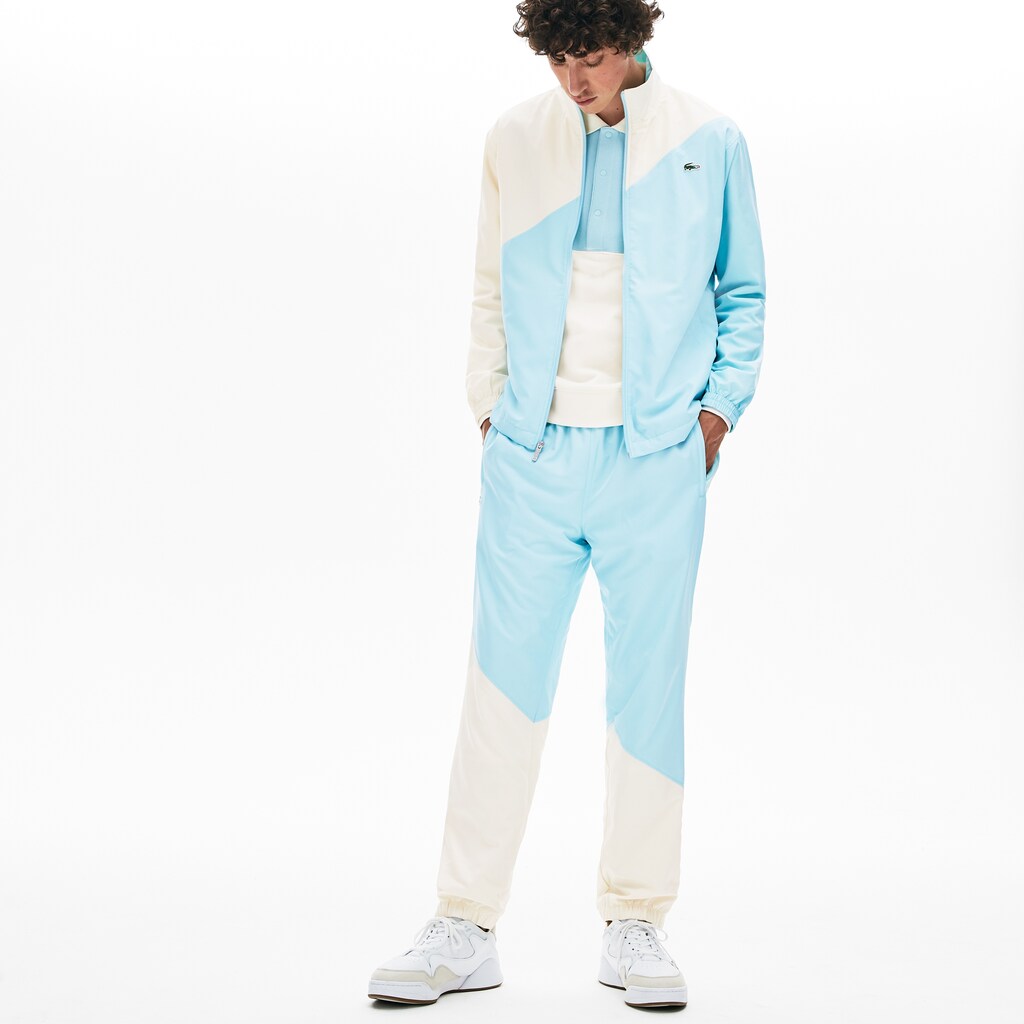 Mens/Womens Lacoste x GOLF le FLEUR Track Pants | Lacoste White / Light Blue • 65L
