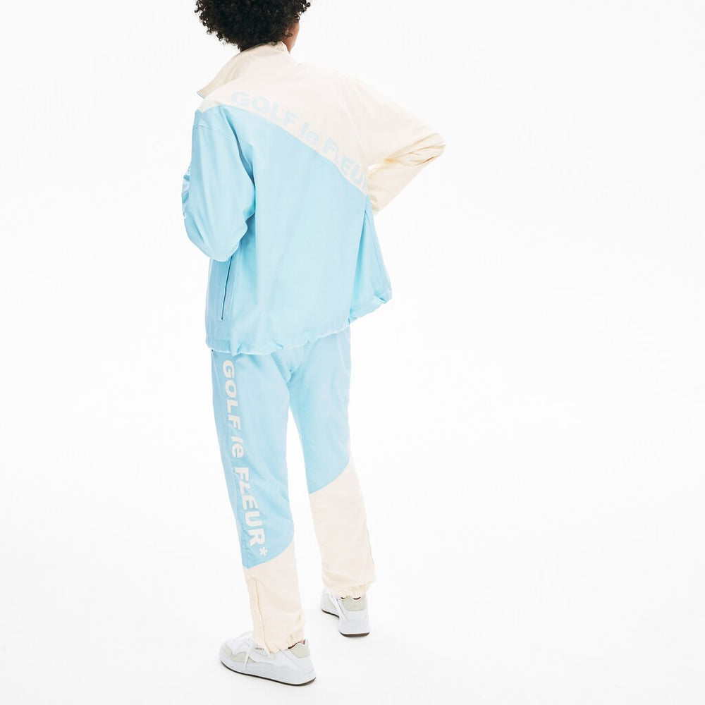 Mens/Womens Lacoste x GOLF le FLEUR Track Pants | Lacoste White / Light Blue • 65L