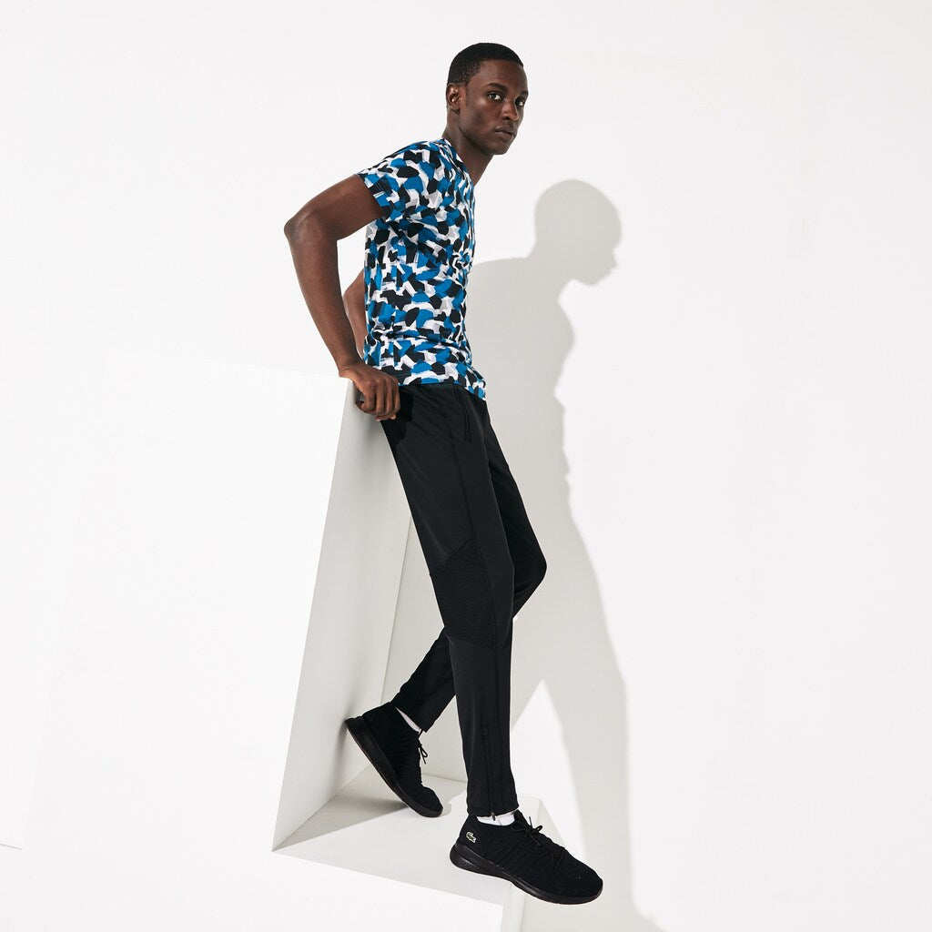 Mens   SPORT Paneled Breathable Sweatpants | Lacoste Black • 031